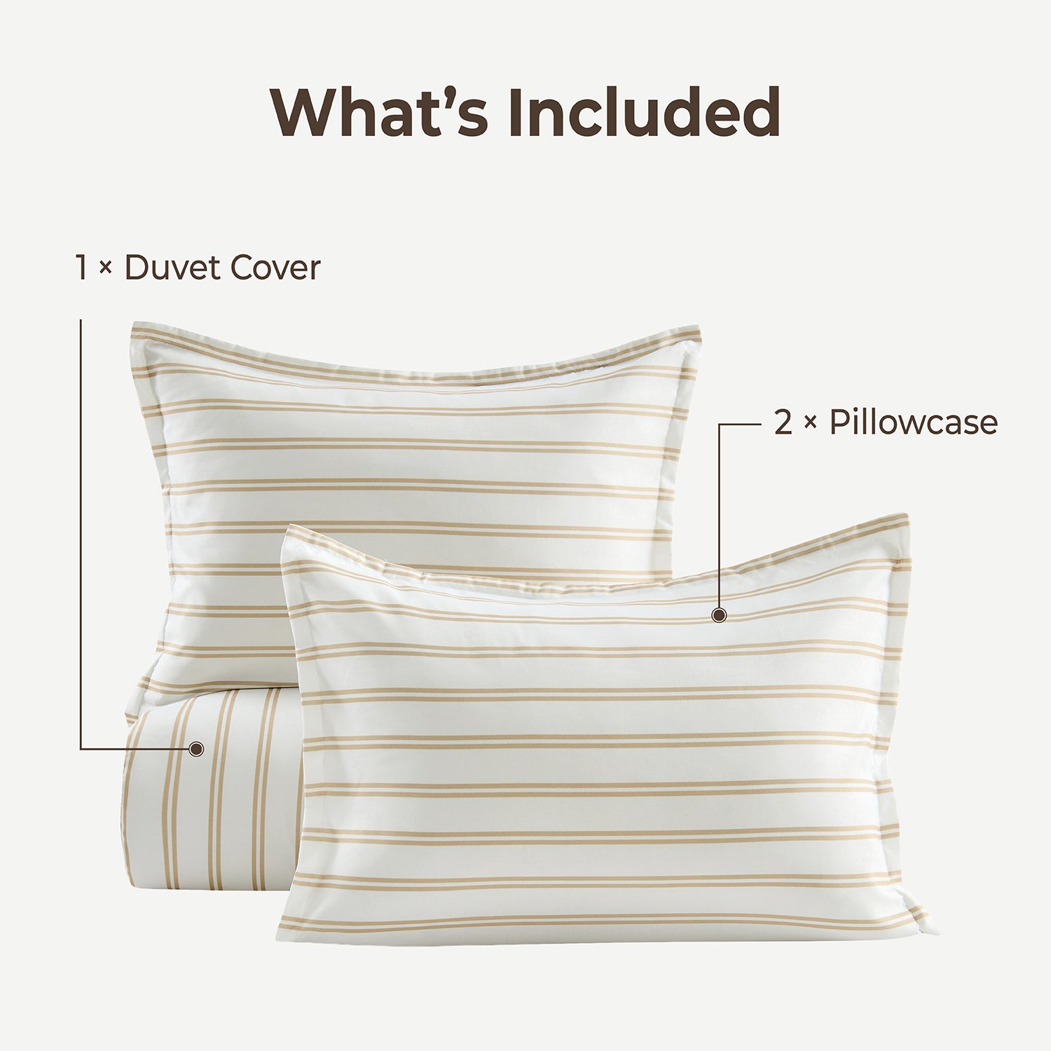 Striped Queen Size Duvet Cover Set - Narrow Stripe Navy 3-Piece Duvet Cover Set