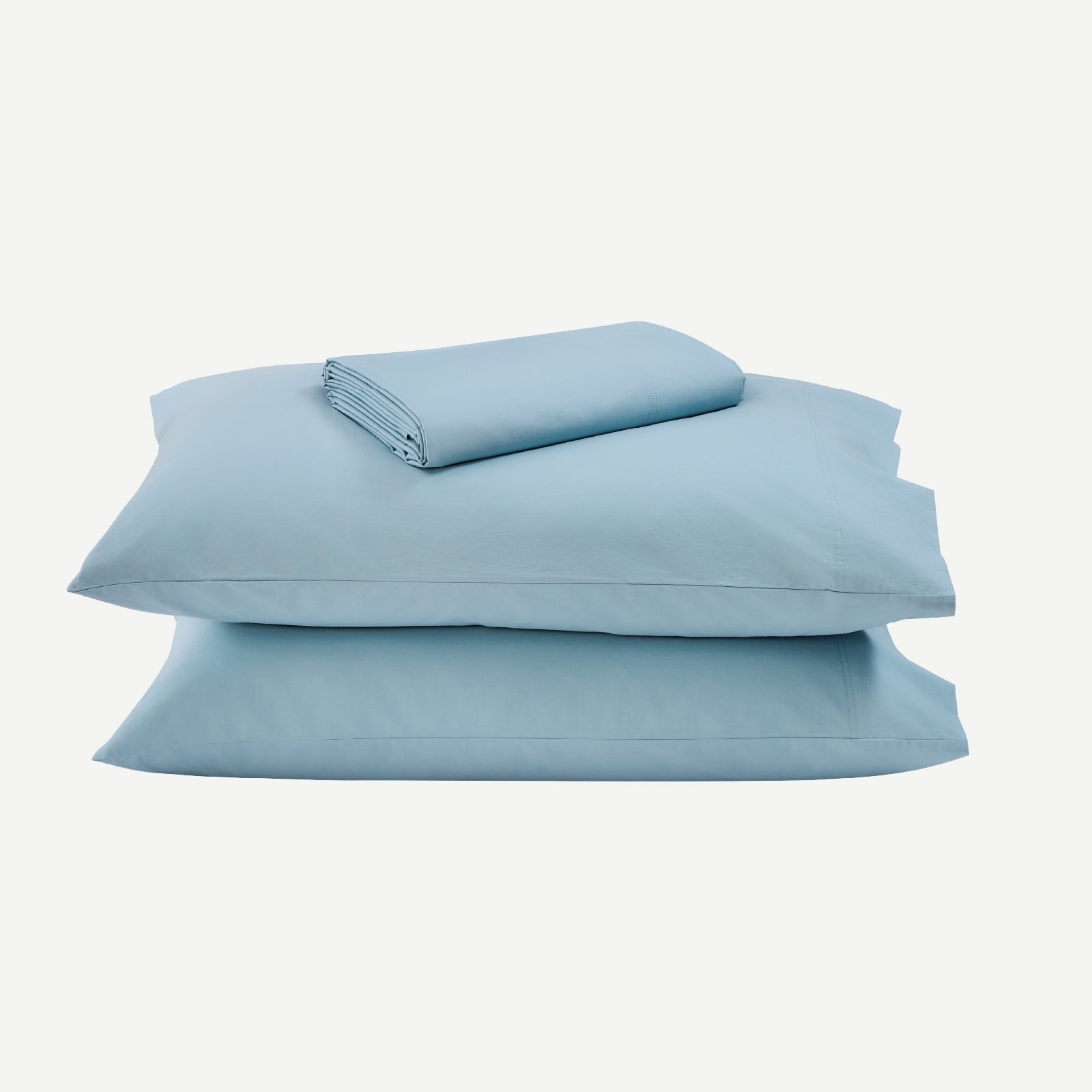 Litanika 100% cotton percale sheet set with crisp, smooth bedding for a comfortable night's sleep.