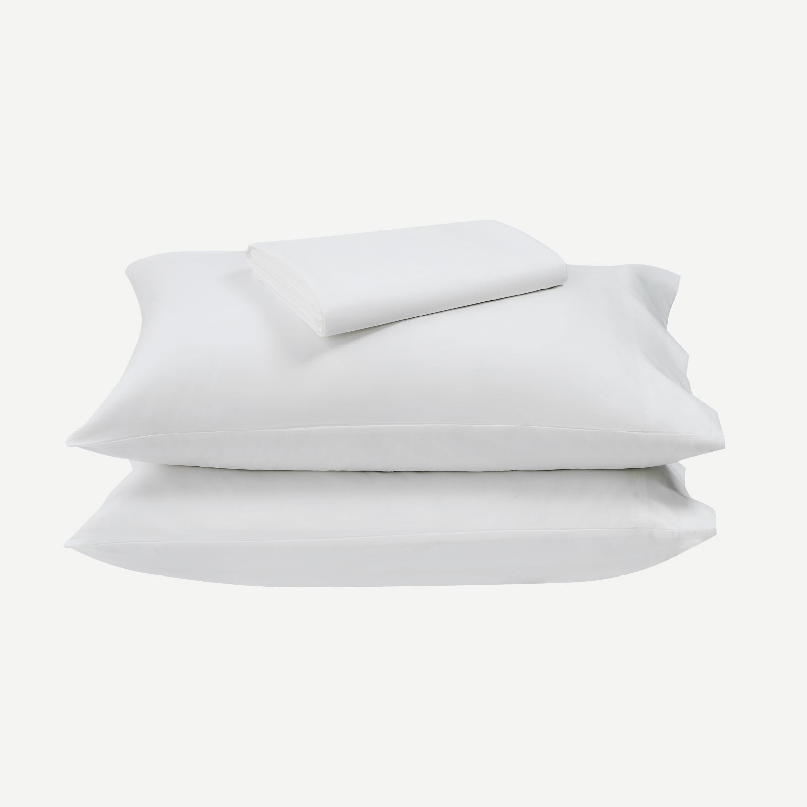 Litanika 100% cotton percale sheet set with smooth, crisp bedding fabric in neutral tones, perfect for a comfortable sleep.