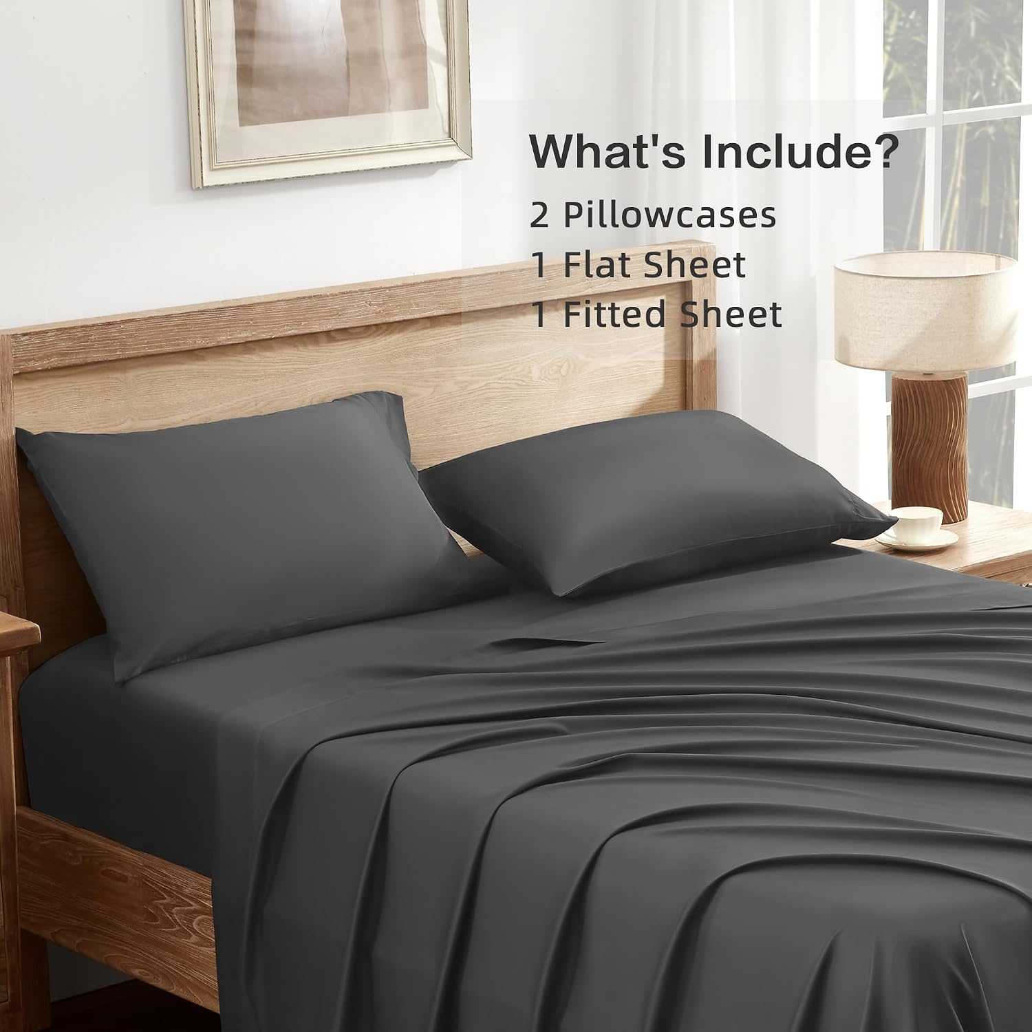 Bamboo Viscose Derived Silky Soft Sheets Set - LITANIKA