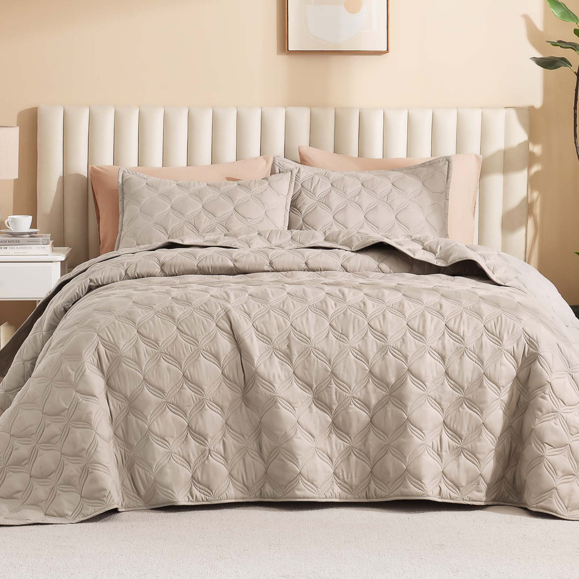 Bedspreads & Coverlets 3 Pieces Quilt Set - LITANIKA
