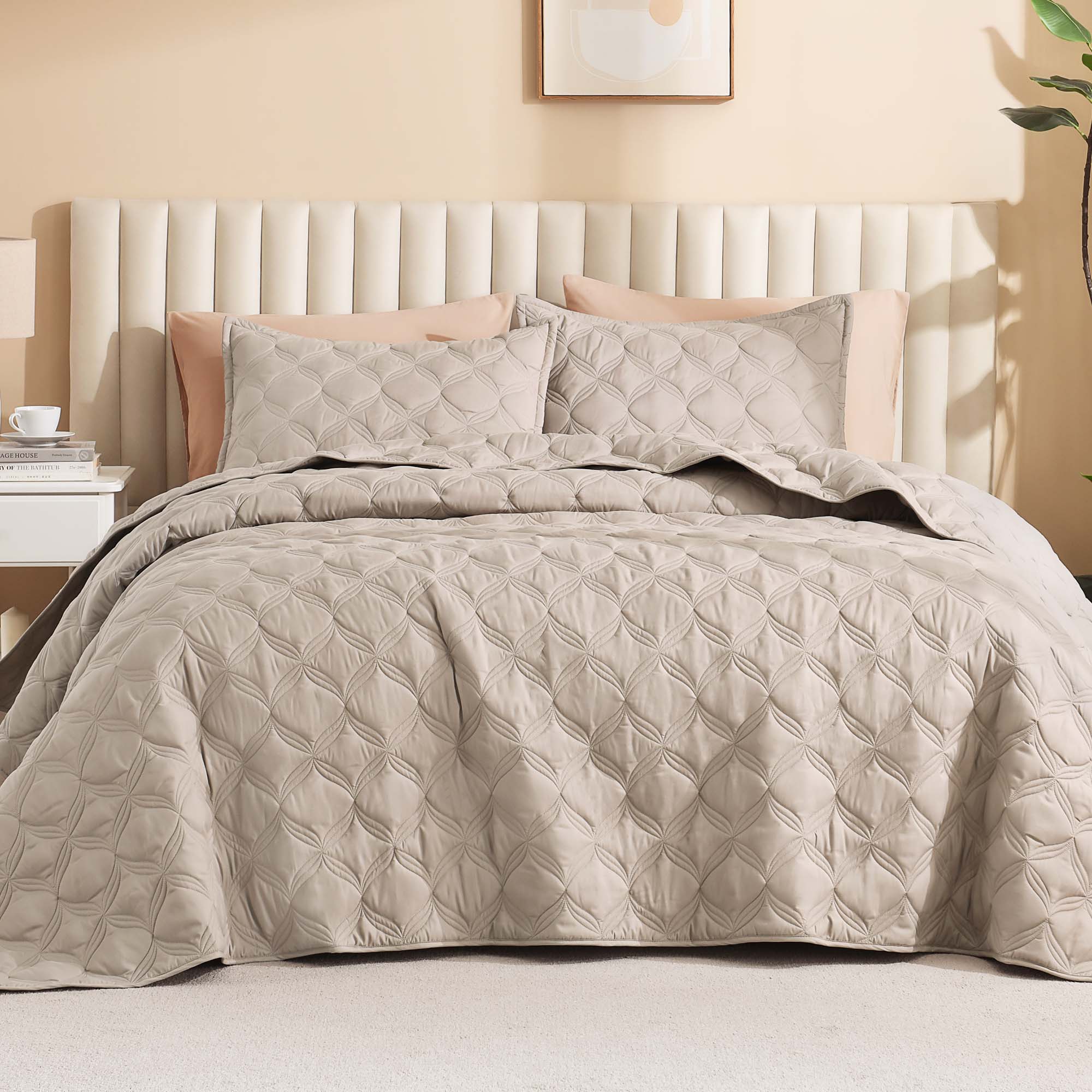 Bedspreads & Coverlets 3 Pieces Quilt Set - LITANIKA