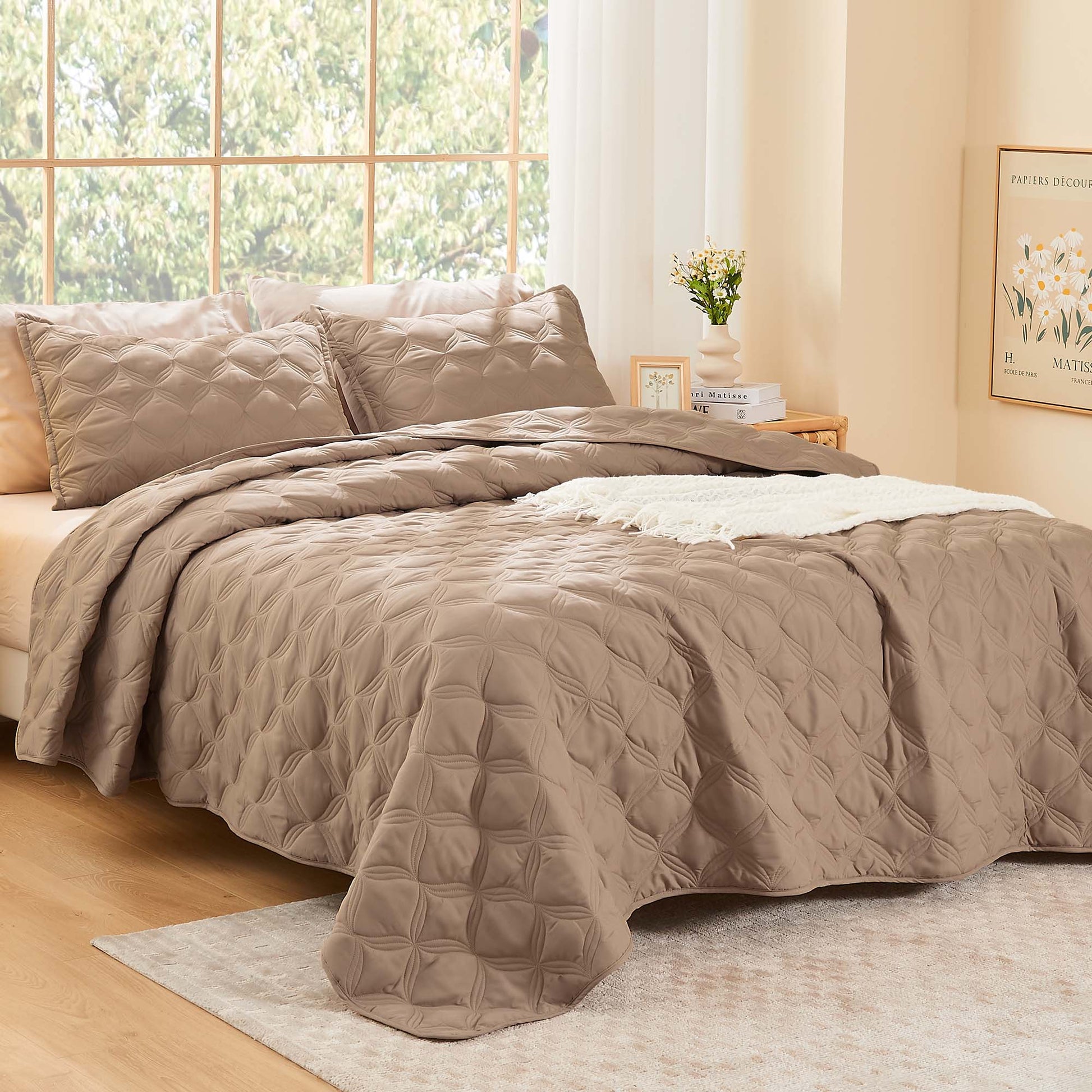 Bedspreads & Coverlets 3 Pieces Quilt Set - LITANIKA