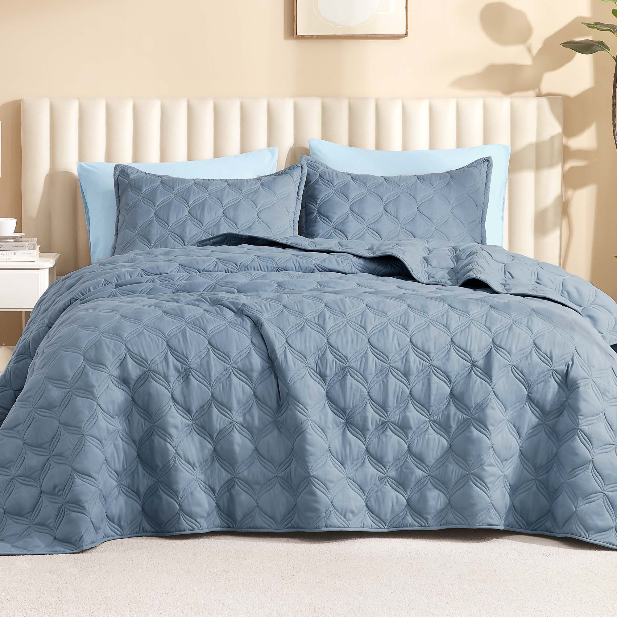 Bedspreads & Coverlets 3 Pieces Quilt Set - LITANIKA
