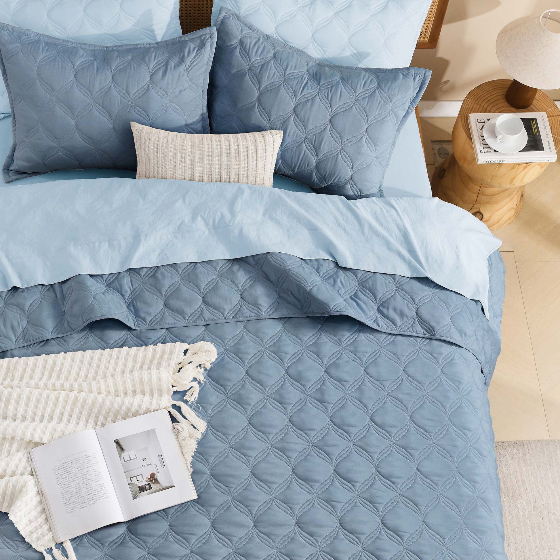 Bedspreads & Coverlets 3 Pieces Quilt Set - LITANIKA