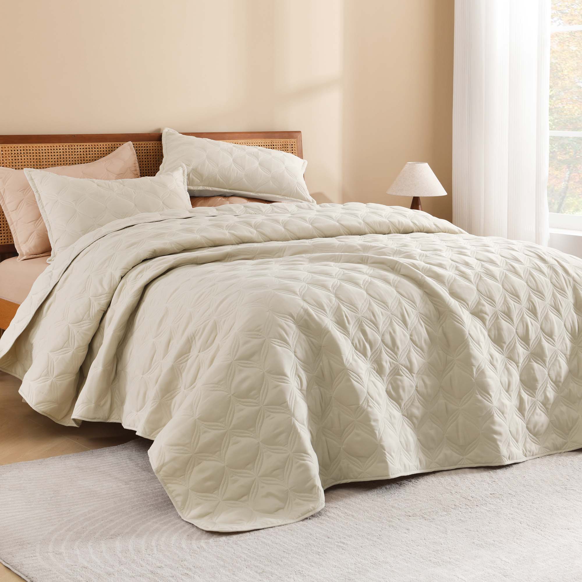 Bedspreads & Coverlets 3 Pieces Quilt Set - LITANIKA