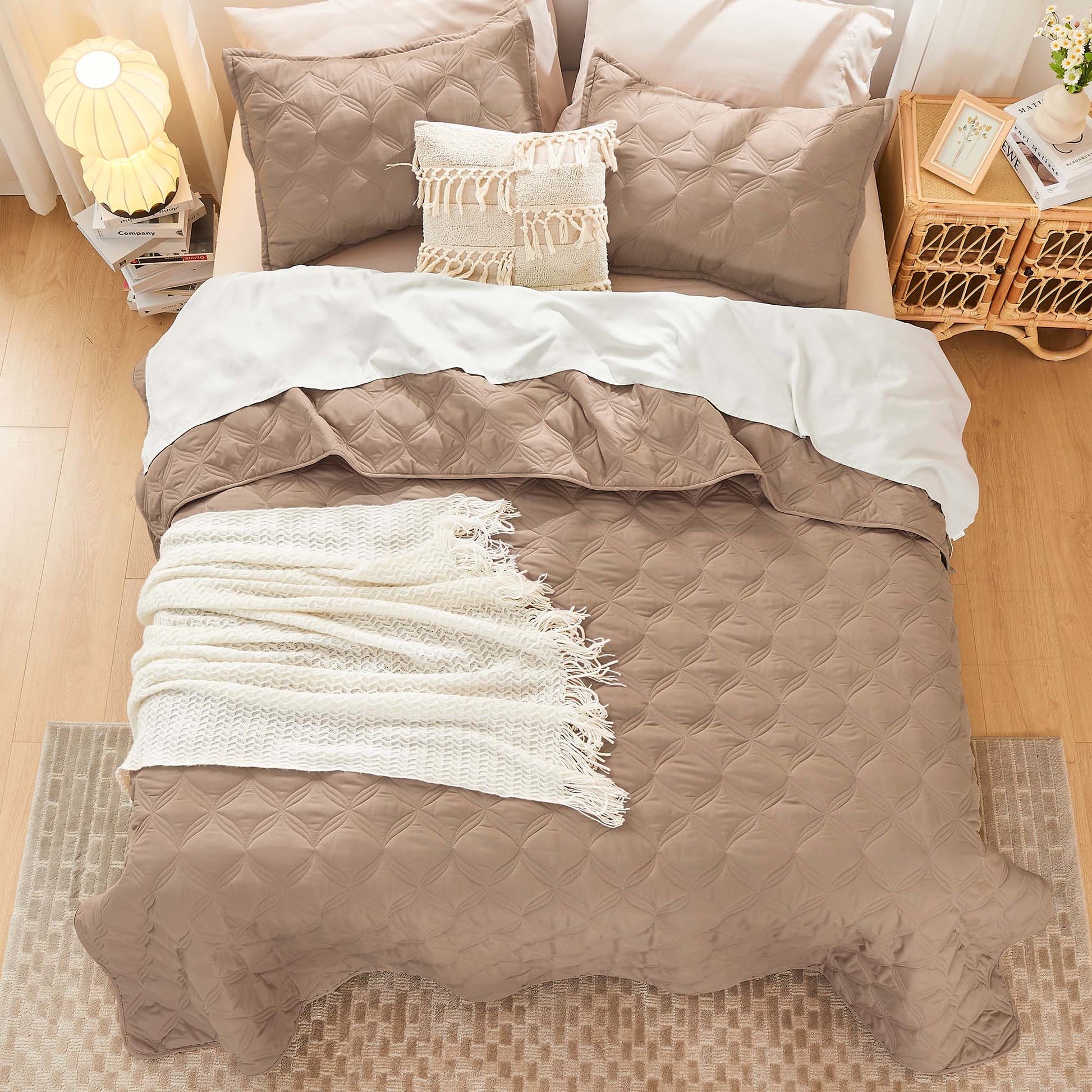 Bedspreads & Coverlets 3 Pieces Quilt Set - LITANIKA