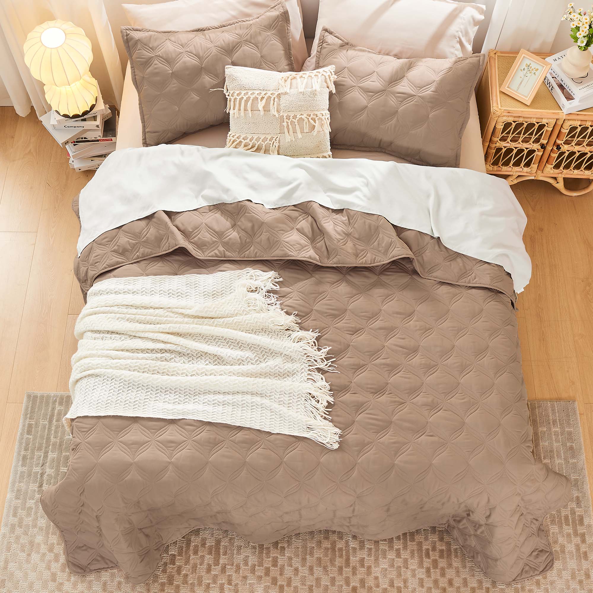 Bedspreads & Coverlets 3 Pieces Quilt Set - LITANIKA