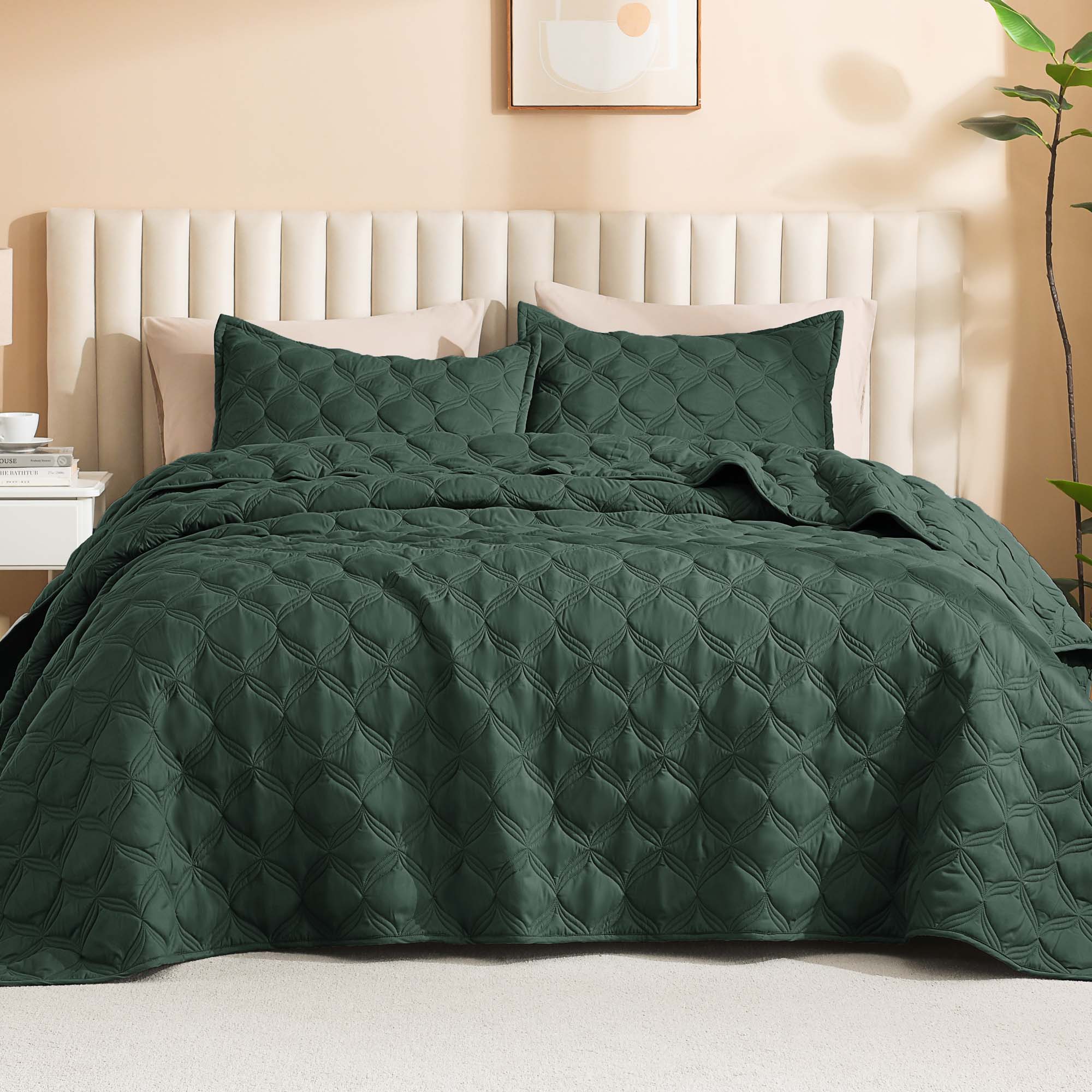 Bedspreads & Coverlets 3 Pieces Quilt Set - LITANIKA
