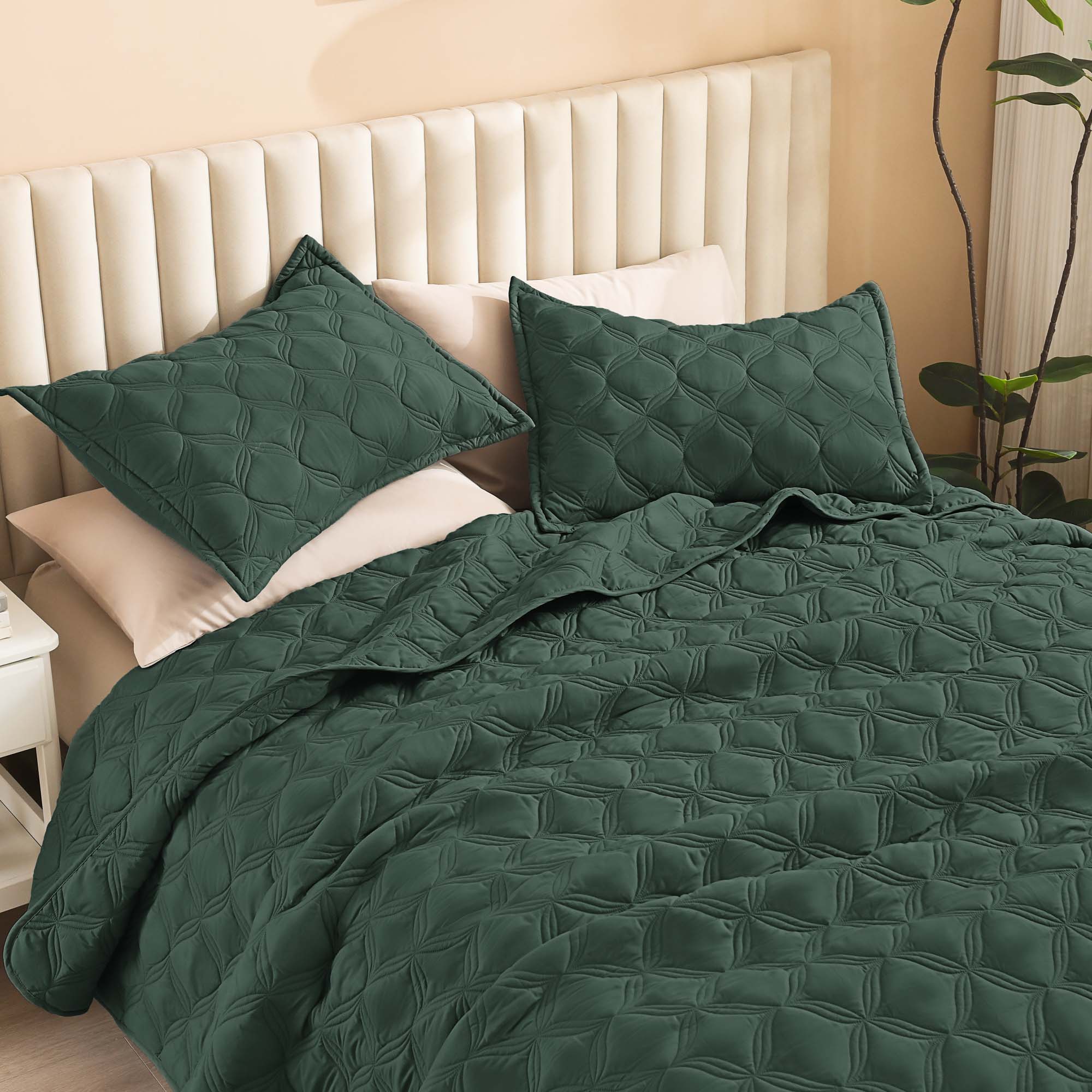 Bedspreads & Coverlets 3 Pieces Quilt Set - LITANIKA
