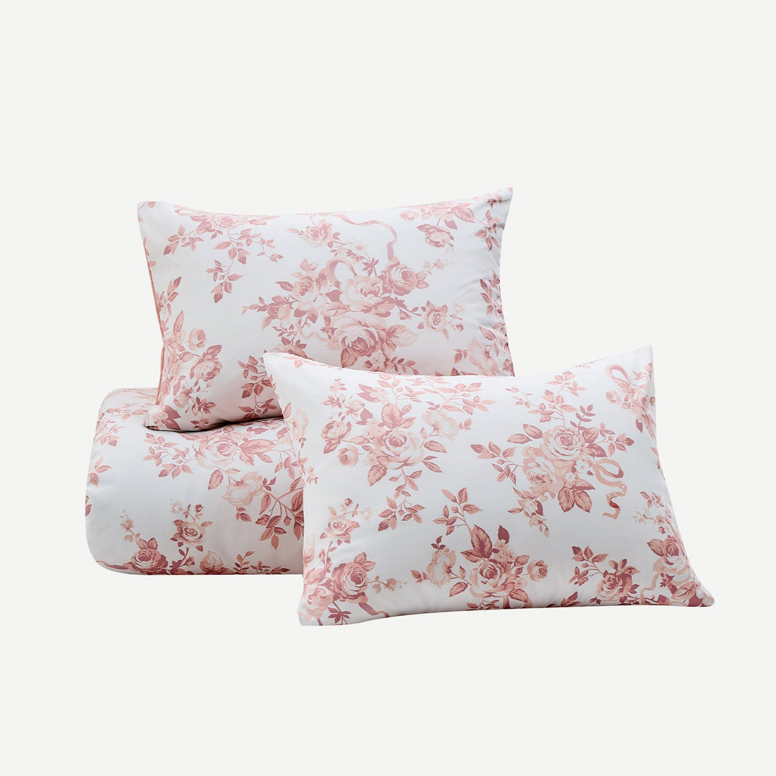 Litanika botanical floral 3-piece duvet cover set featuring vibrant floral patterns on soft bedding fabric.