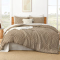 Cozy Bedding 3 Pieces Chevron Comforter Set - LITANIKA