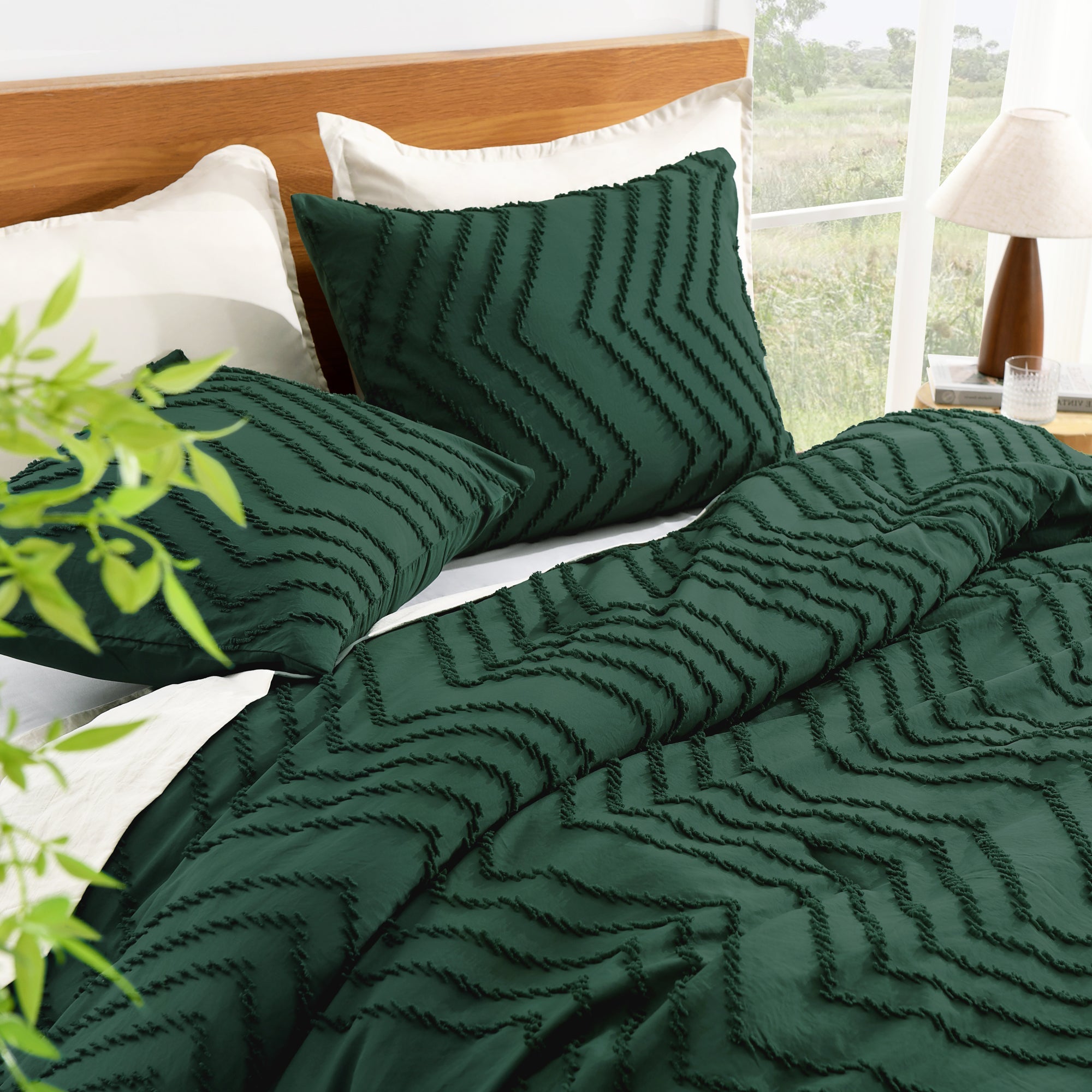 Cozy Bedding 3 Pieces Chevron Comforter Set - LITANIKA