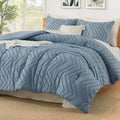 Cozy Bedding 3 Pieces Chevron Comforter Set - LITANIKA