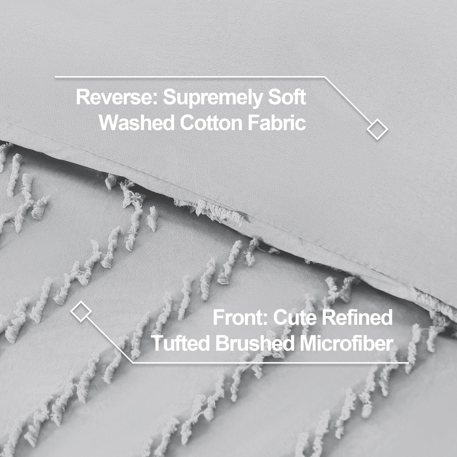 Litanika cozy bedding 3-piece chevron comforter set with matching pillow shams, featuring a stylish geometric pattern perfect for any bedroom.