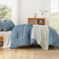 Cozy Bedding 3 Pieces Chevron Comforter Set - LITANIKA