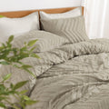Cozy Bedding 3 Pieces Chevron Comforter Set - LITANIKA