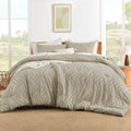 Cozy Bedding 3 Pieces Chevron Comforter Set - LITANIKA