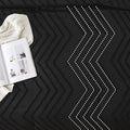 Cozy Bedding 3 Pieces Chevron Comforter Set - LITANIKA