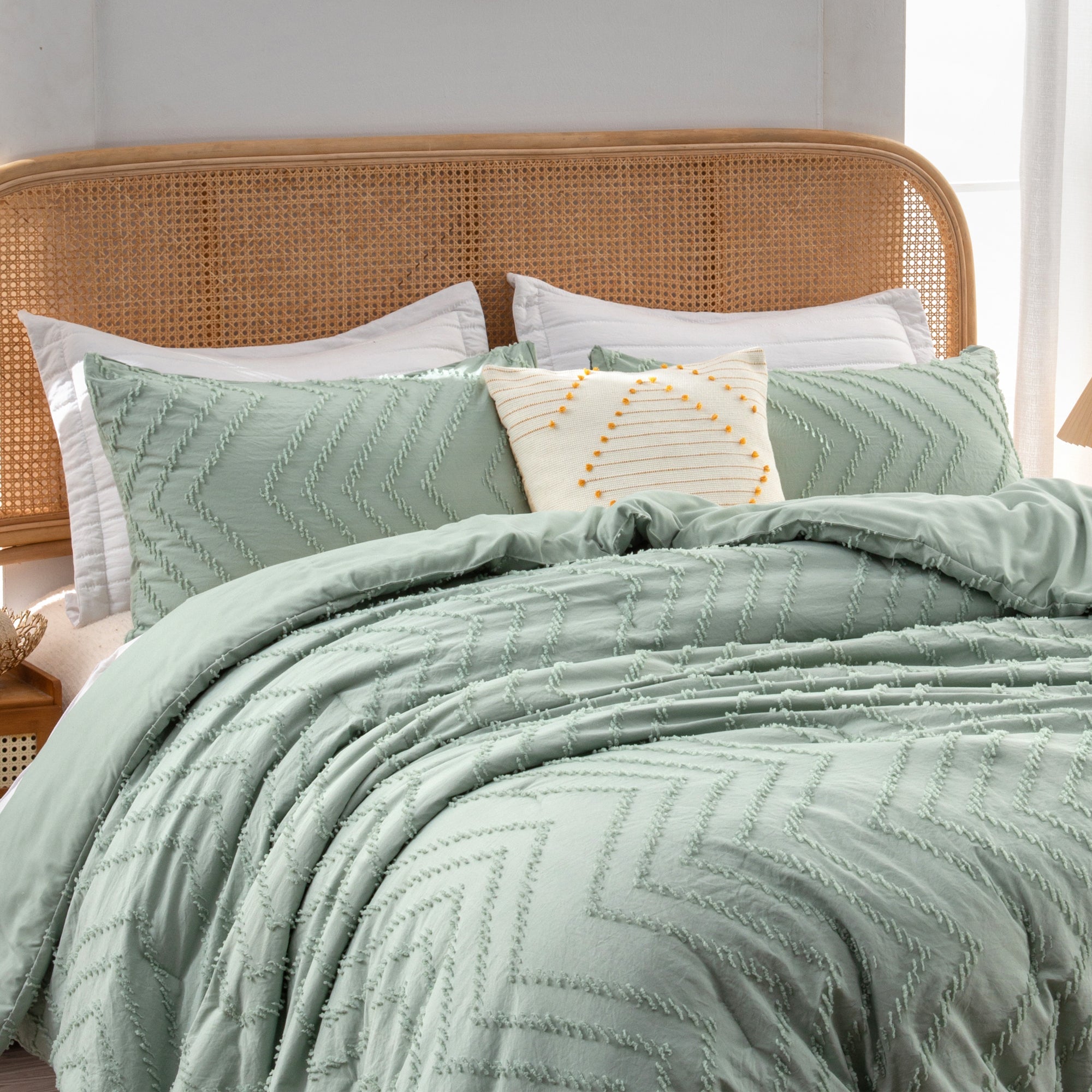 Cozy Bedding 3 Pieces Chevron Comforter Set - LITANIKA