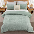 Cozy Bedding 3 Pieces Chevron Comforter Set - LITANIKA