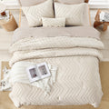 Cozy Bedding 3 Pieces Chevron Comforter Set - LITANIKA
