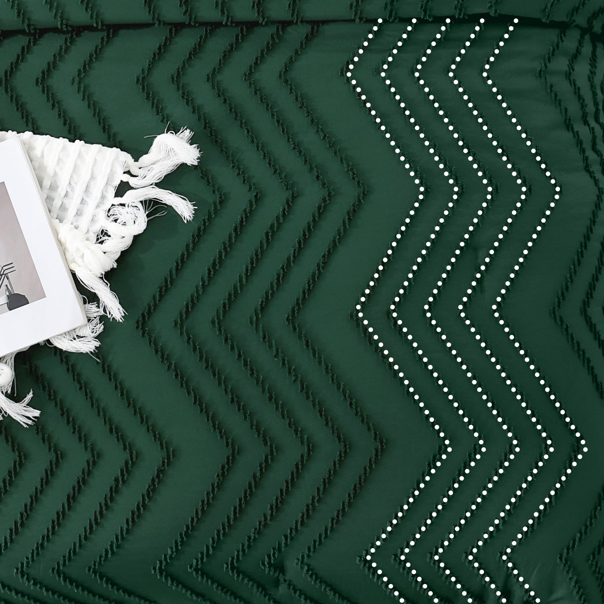 Cozy Bedding 3 Pieces Chevron Comforter Set - LITANIKA