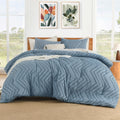 Cozy Bedding 3 Pieces Chevron Comforter Set - LITANIKA