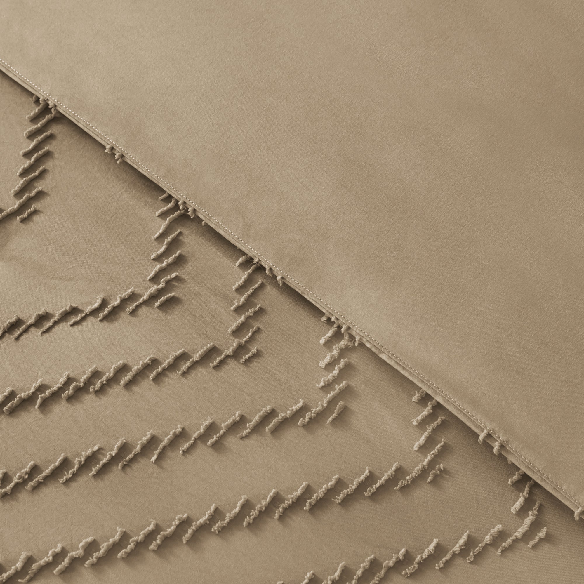 Cozy Bedding 7 Pieces Chevron Comforter Set - LITANIKA