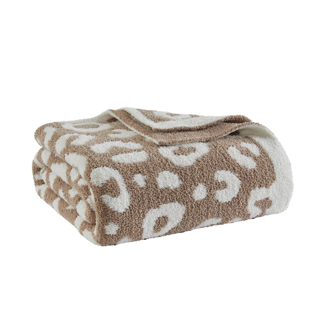 Litanika leopard pattern throw blanket featuring a cheetah print, cozy bedding accessory for stylish home decor.