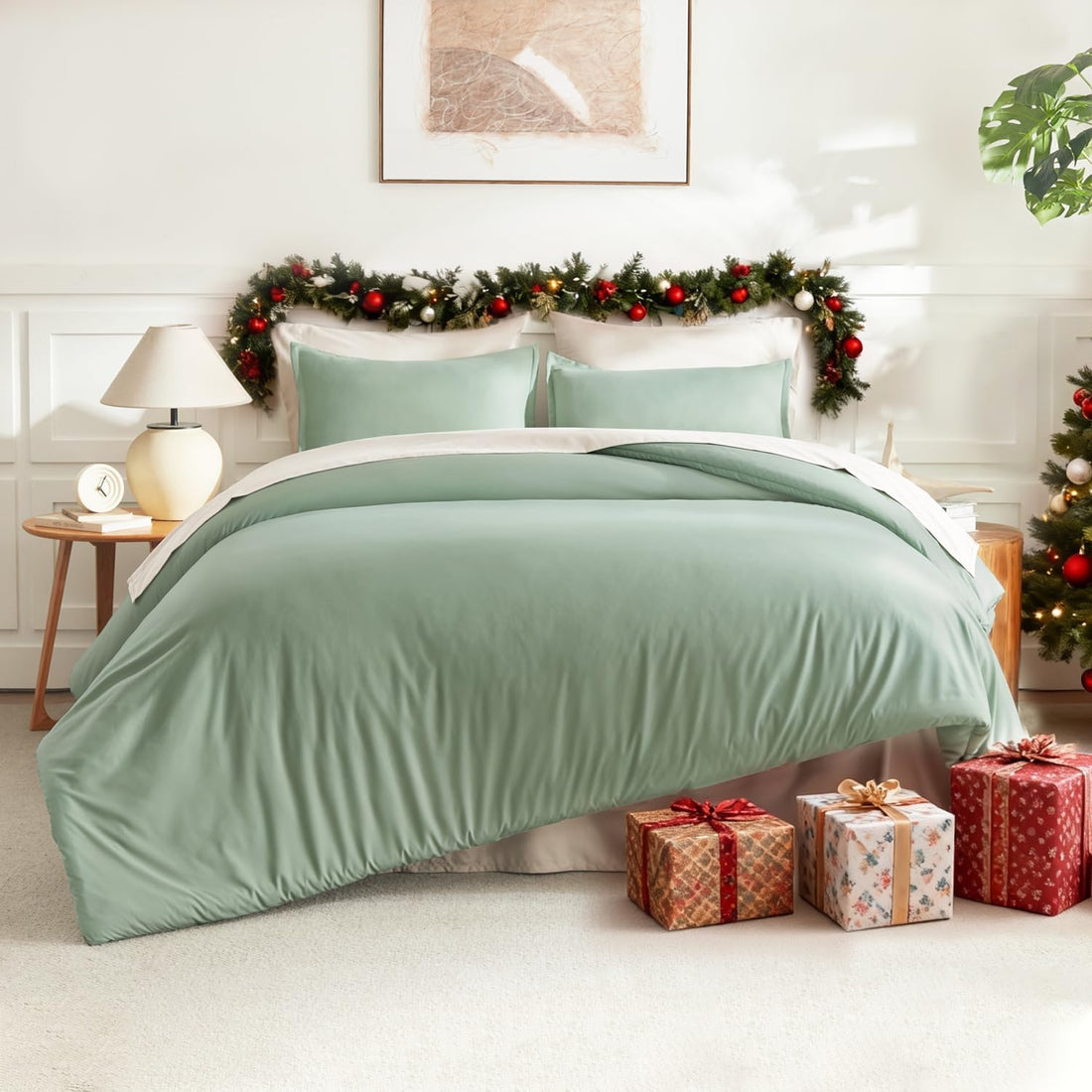 Lightweight Solid Down Alternative 3 Pieces Comforters Sets - LITANIKA