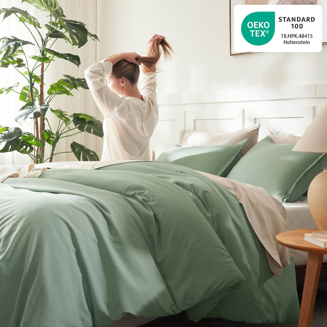 Lightweight Solid Down Alternative 3 Pieces Comforters Sets - LITANIKA