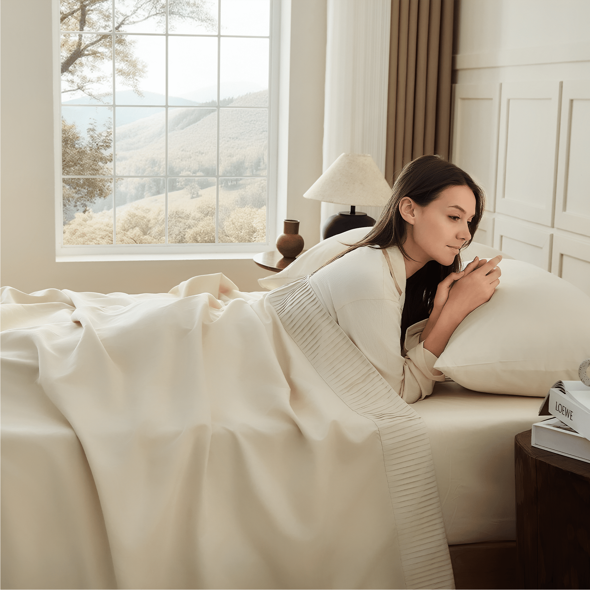 Luxury Breathable & Cooling Super Soft 4 Pieces Sheets Set - LITANIKA