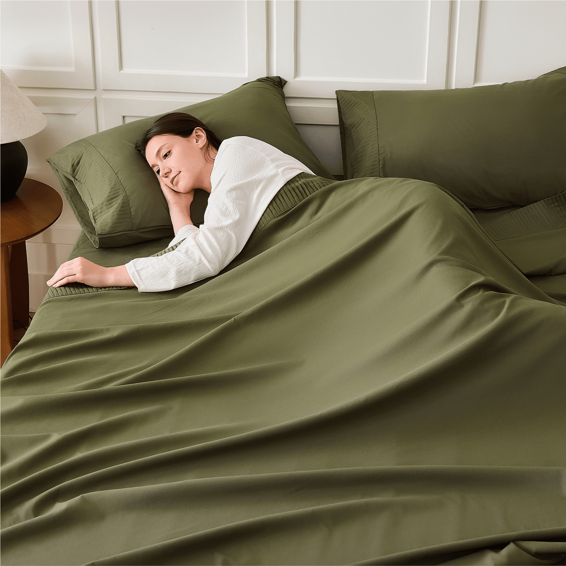 Luxury Breathable & Cooling Super Soft 4 Pieces Sheets Set - LITANIKA