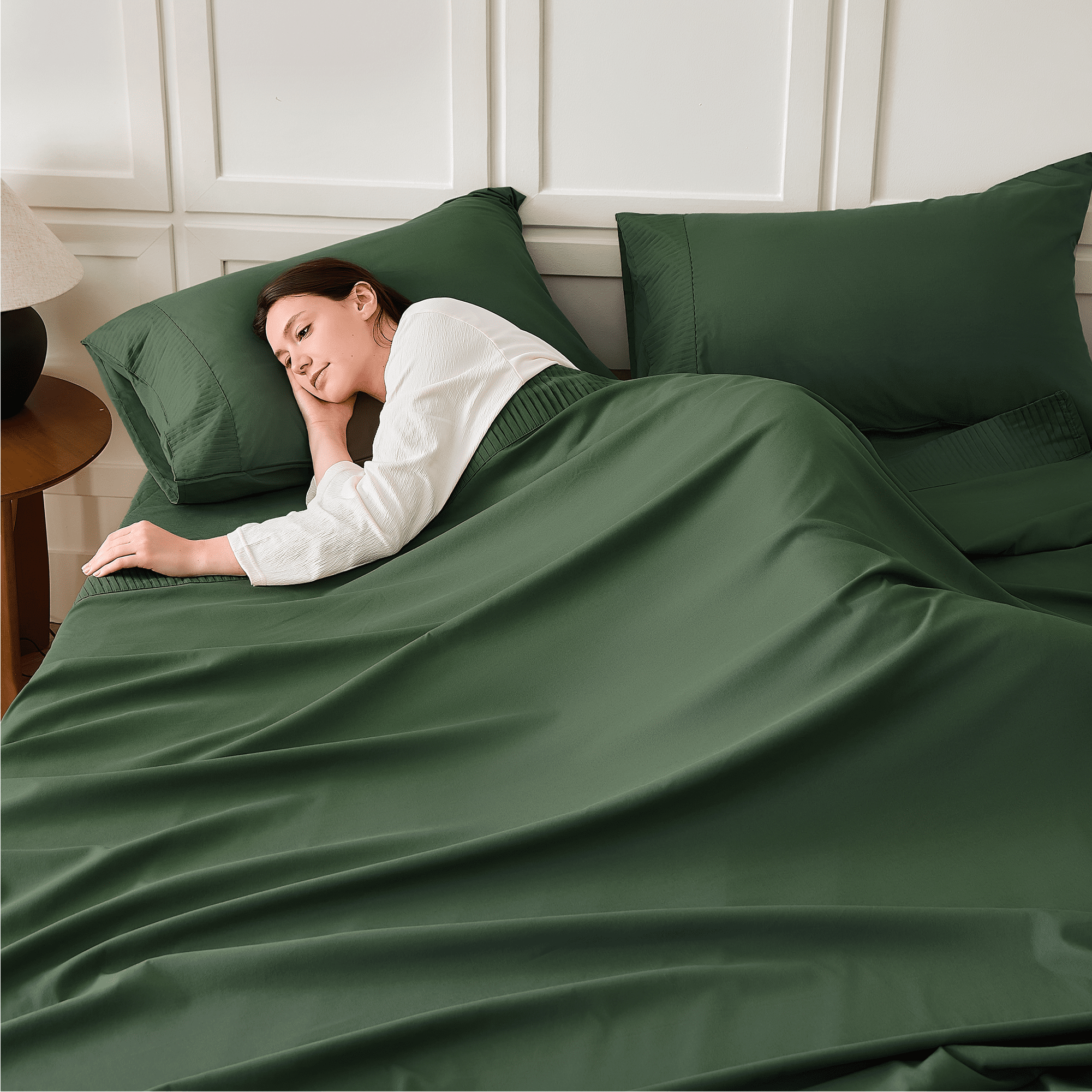 Luxury Breathable & Cooling Super Soft 4 Pieces Sheets Set - LITANIKA