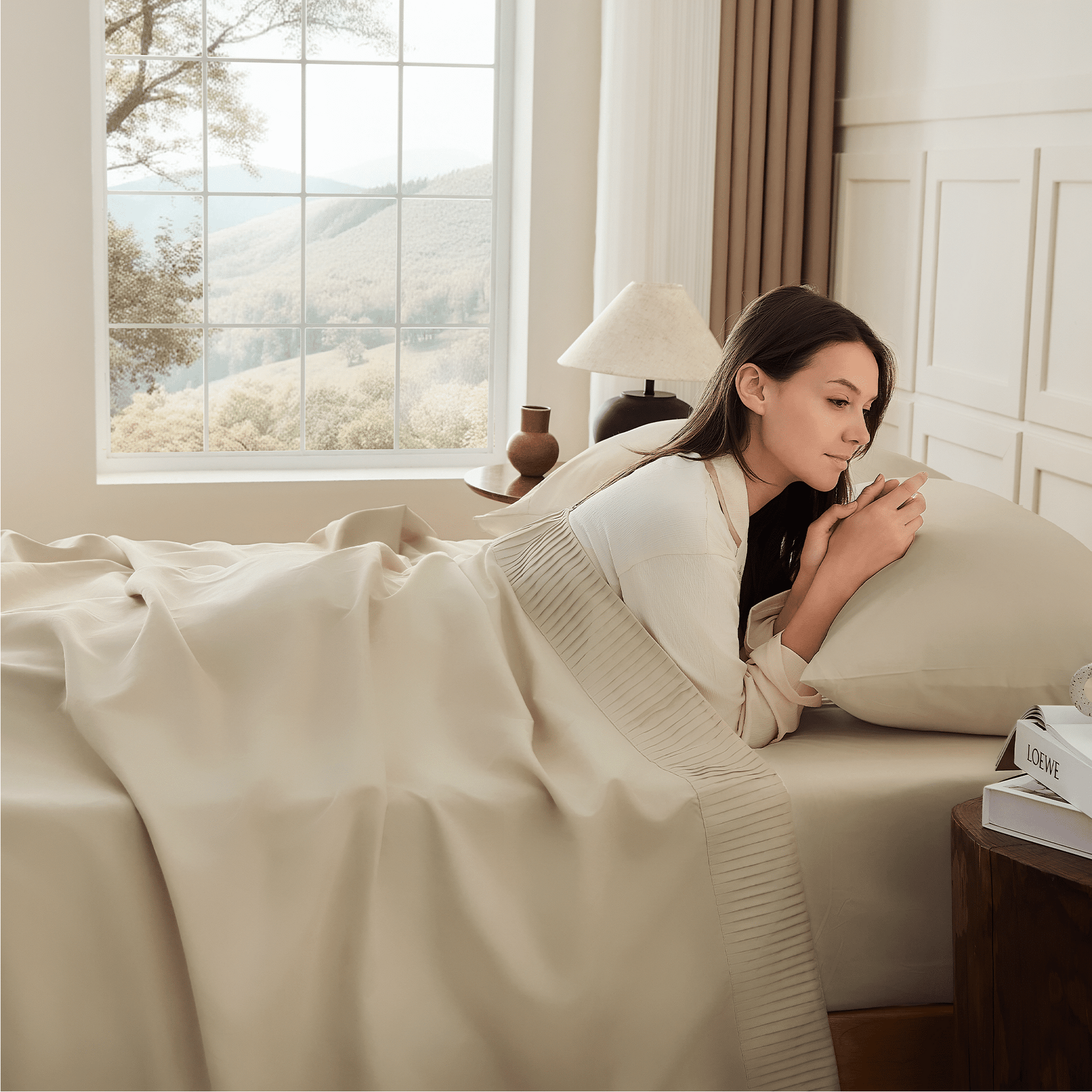 Luxury Breathable & Cooling Super Soft 4 Pieces Sheets Set - LITANIKA