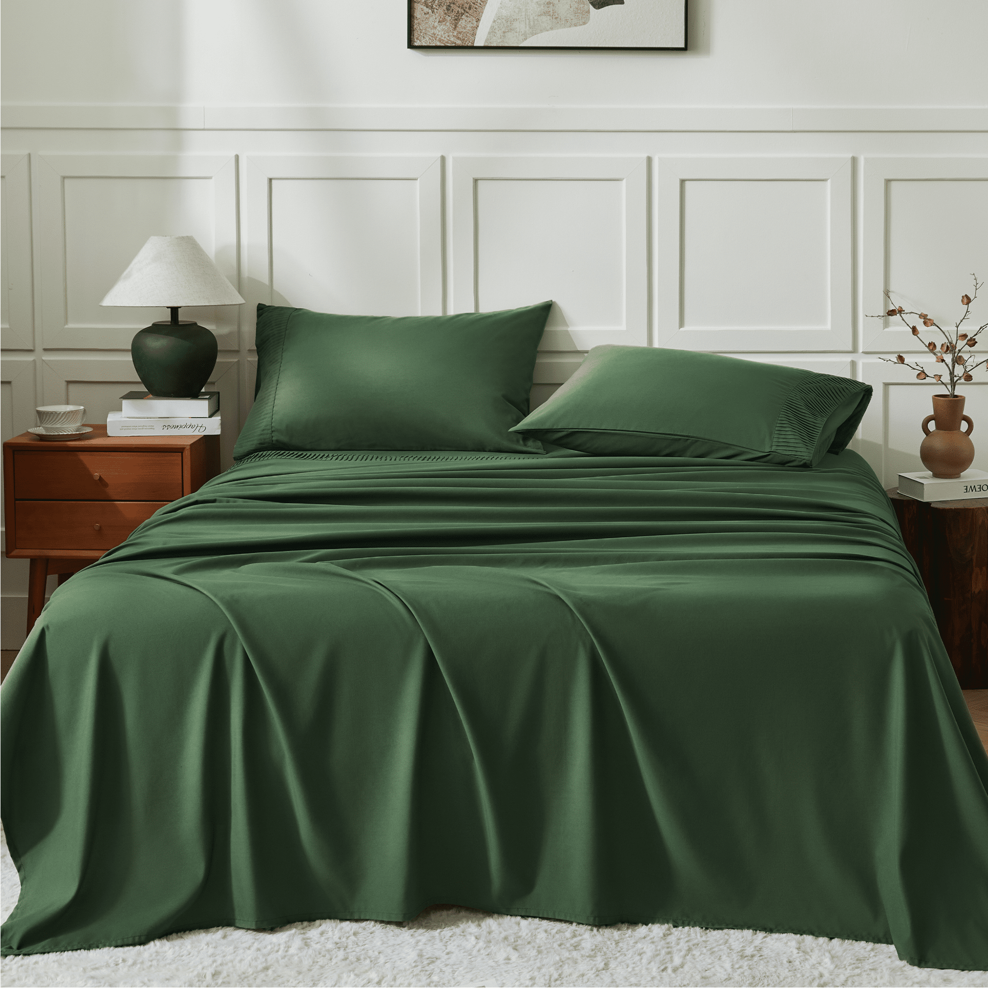 Luxury Breathable & Cooling Super Soft 4 Pieces Sheets Set - LITANIKA