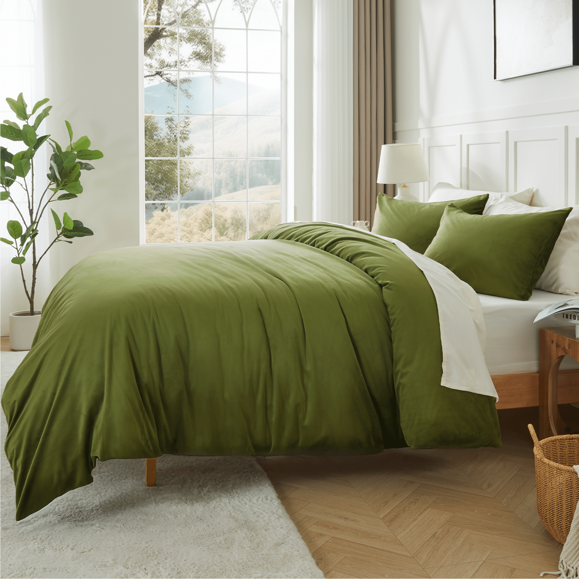 Luxury Textured Modern Flannel Duvet Cover - LITANIKA