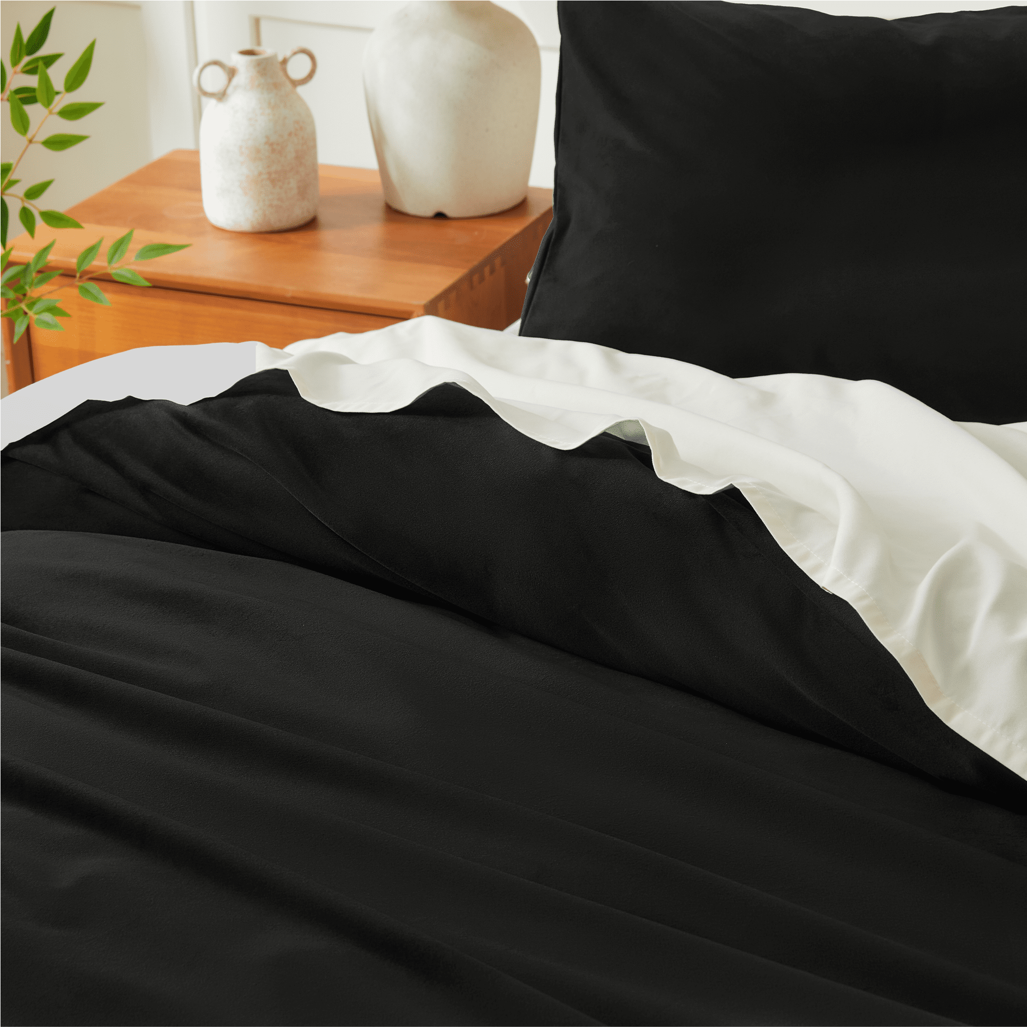 Luxury Textured Modern Flannel Duvet Cover - LITANIKA