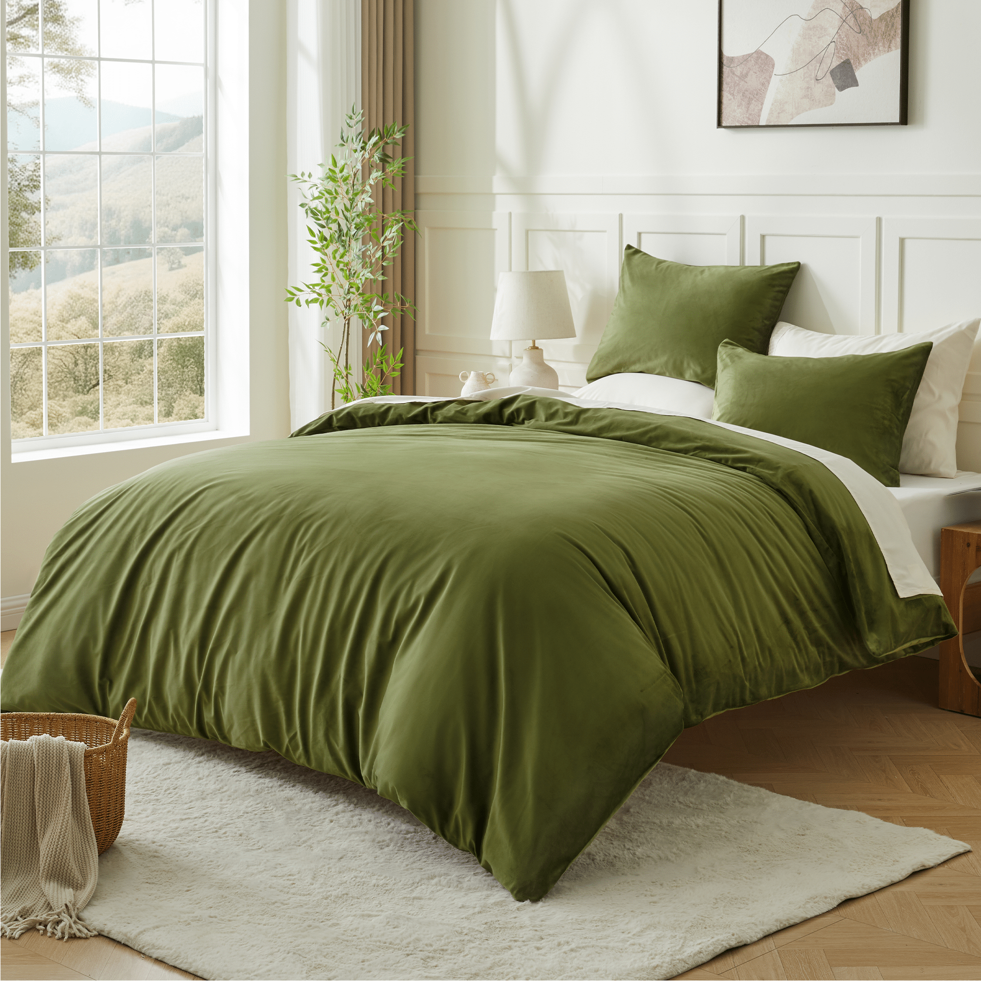 Luxury Textured Modern Flannel Duvet Cover - LITANIKA