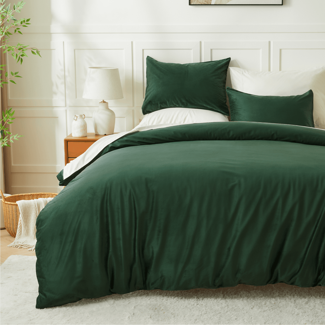 Luxury Textured Modern Flannel Duvet Cover - LITANIKA