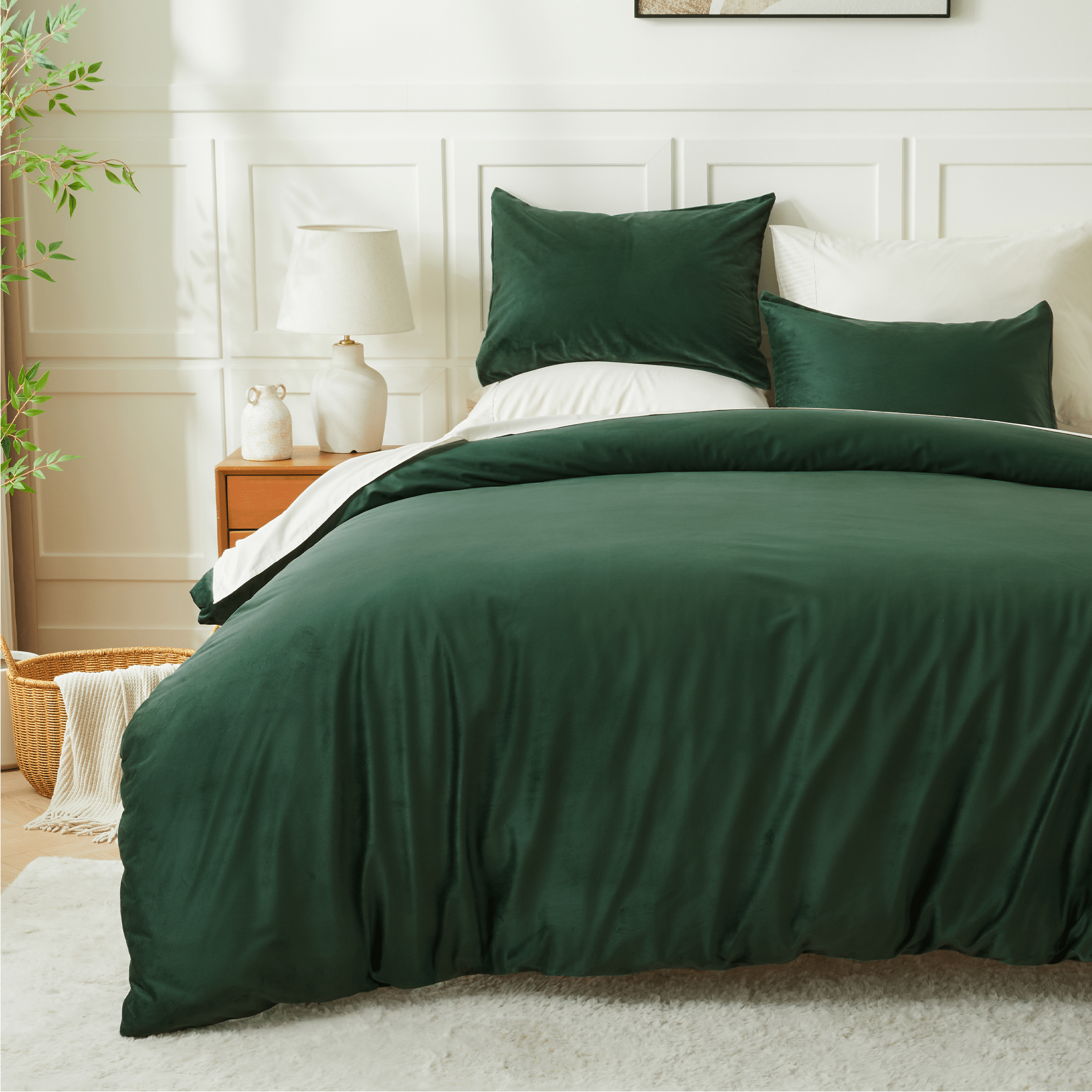Luxury Textured Modern Flannel Duvet Cover - LITANIKA