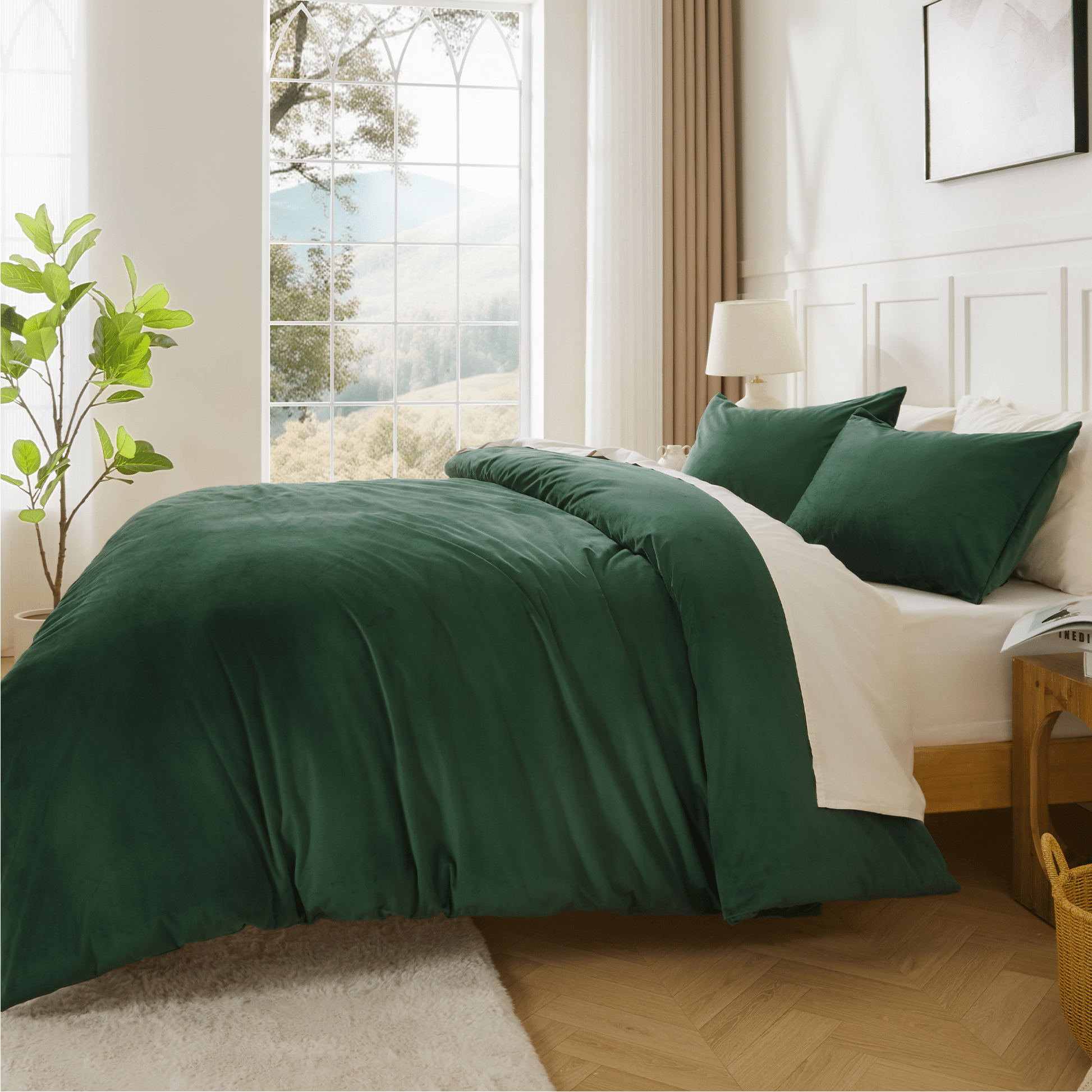 Luxury Textured Modern Flannel Duvet Cover - LITANIKA