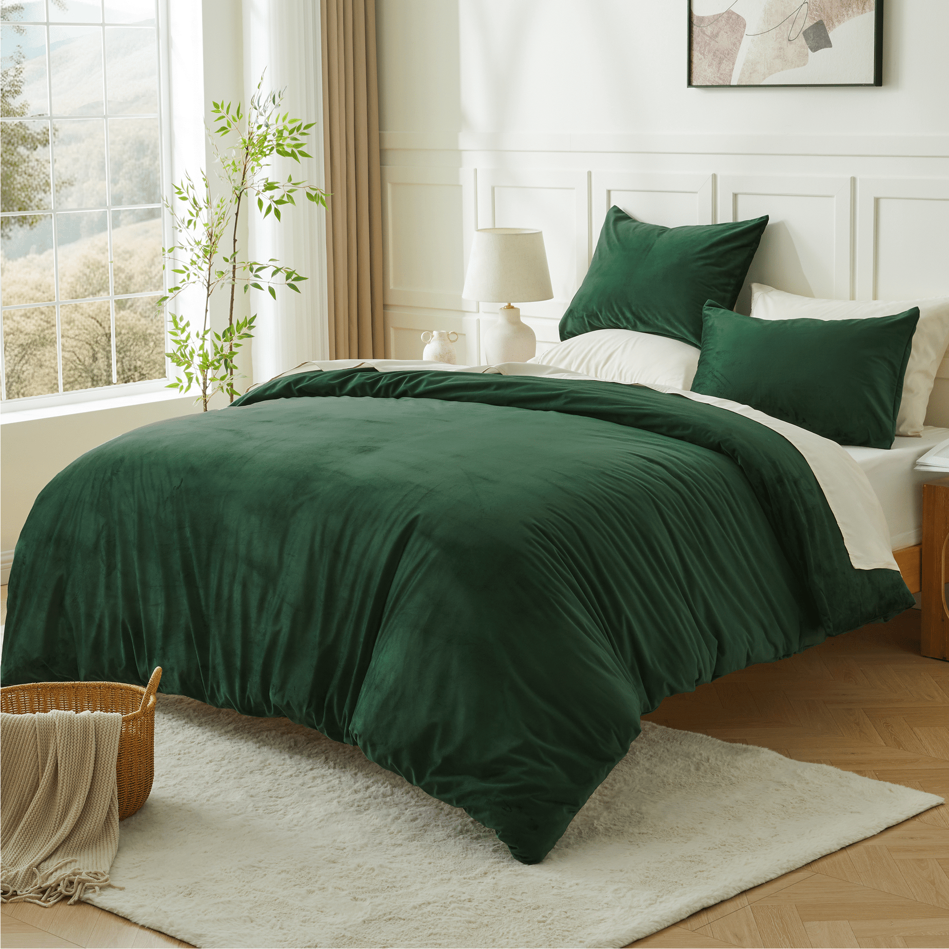 Luxury Textured Modern Flannel Duvet Cover - LITANIKA