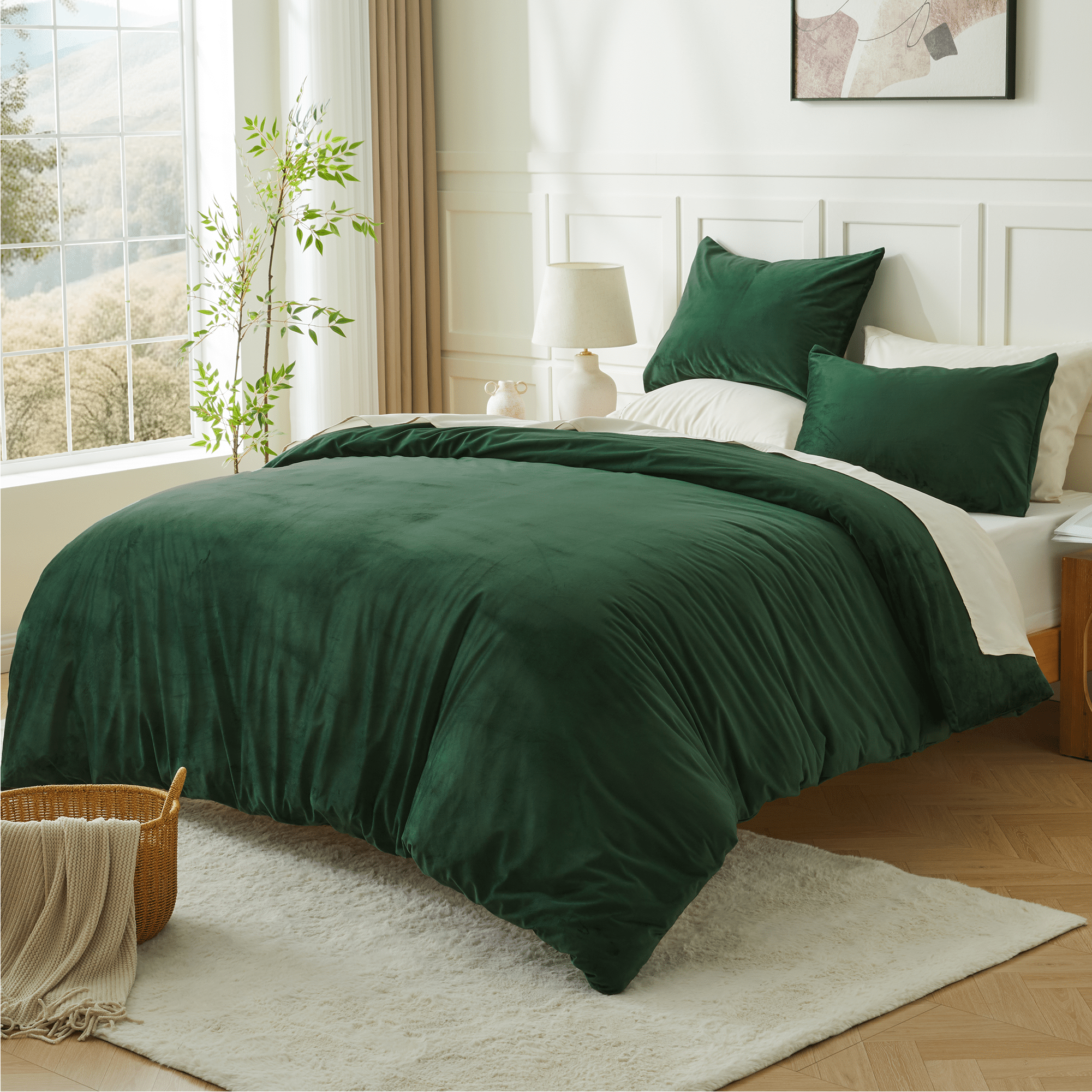 Luxury Textured Modern Flannel Duvet Cover - LITANIKA
