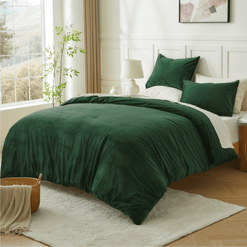 Luxury Textured Modern Flannel Duvet Cover - LITANIKA