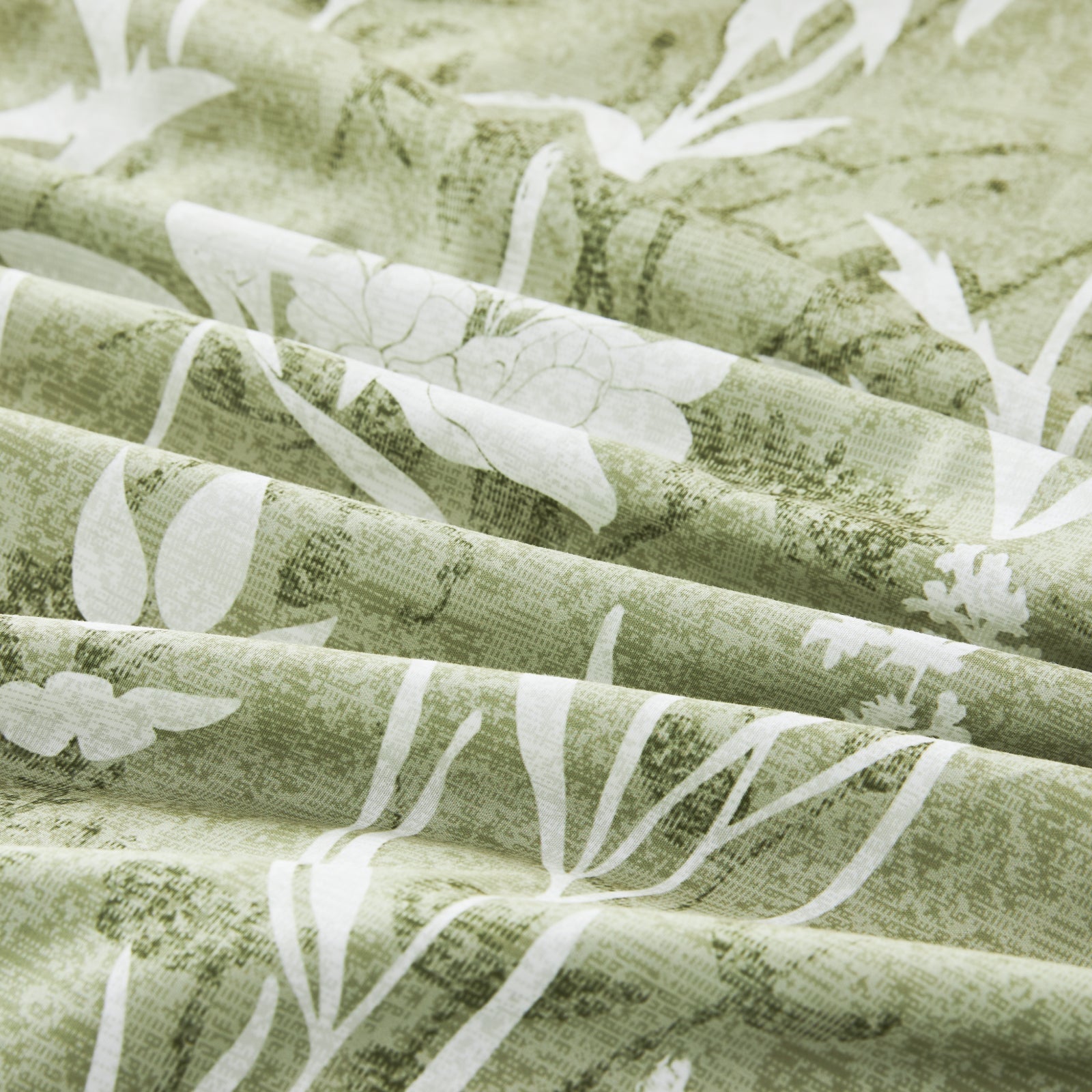 Reversible botanical flowers duvet cover set by Litanika featuring vibrant floral patterns on soft bedding fabric.