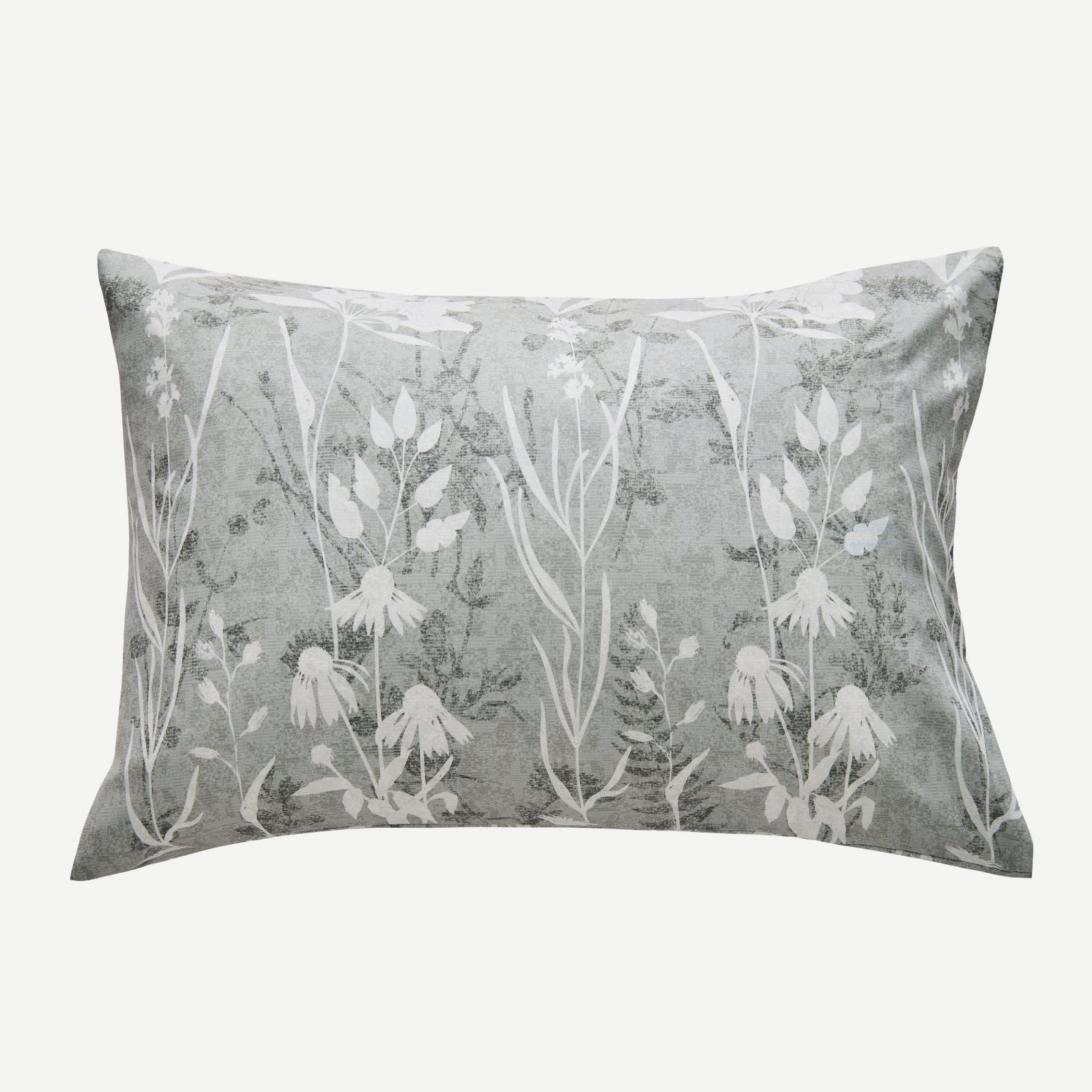 Reversible botanical flowers sheet set from Litanika featuring floral patterns on soft bedding fabric.