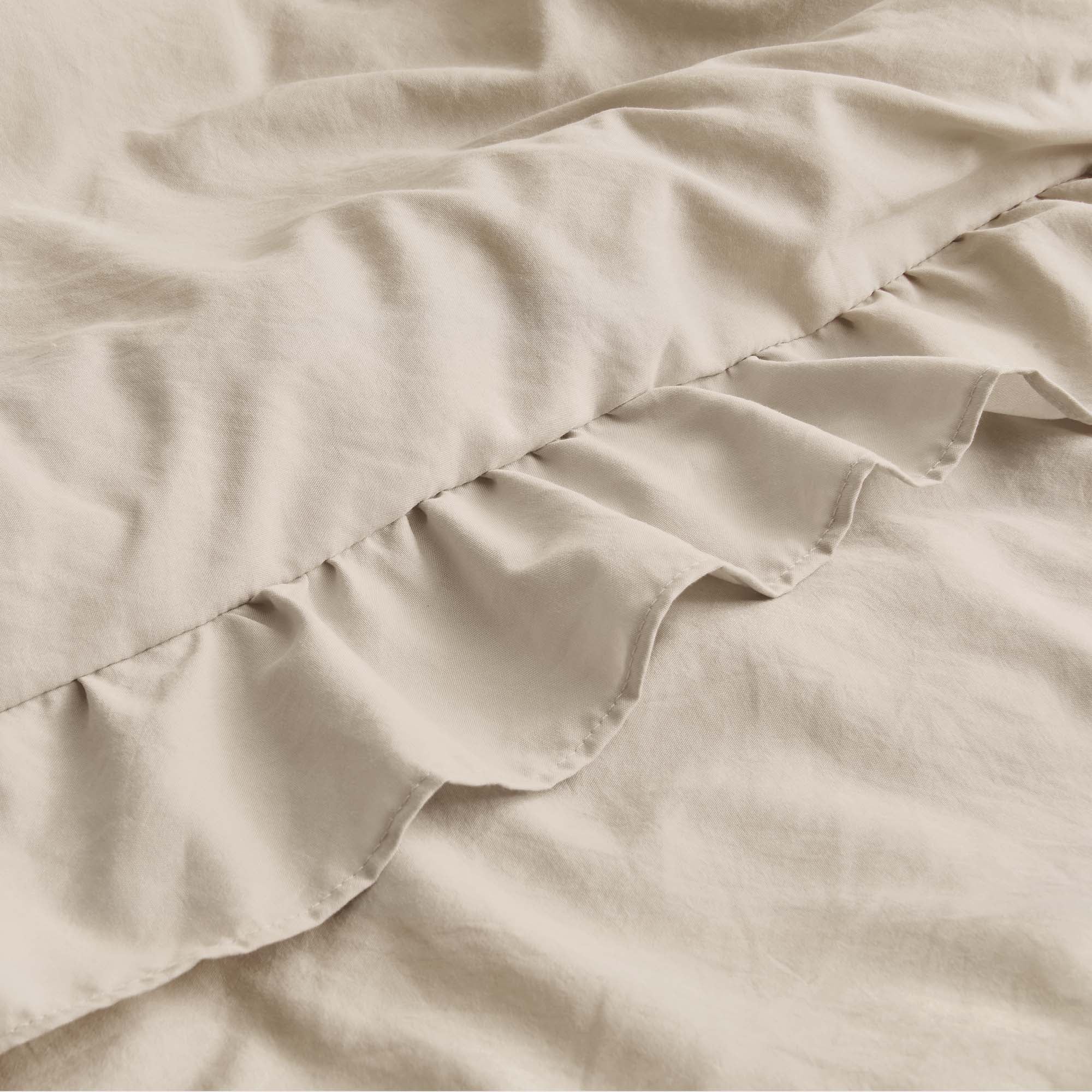 Ruffle Cute Lightweight Fluffy as Gift 3 Pieces Comforter Set - LITANIKA