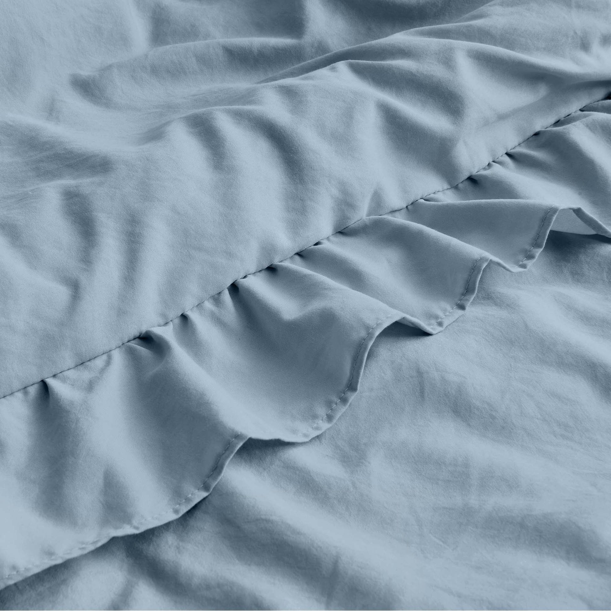 Ruffle Cute Lightweight Fluffy as Gift 3 Pieces Comforter Set - LITANIKA